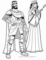 King and Queens Coloring Kids Activity  Answers sketch template