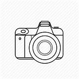 Dslr Camera Clip Art Sketch Coloring Page sketch template