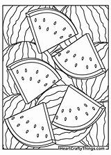 Coloring Pages Easy Watermelon Drawings For Kid  Davis Requit sketch template