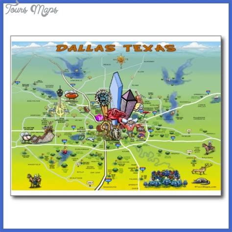 Dallas Map Tourist Attractions - ToursMaps.com