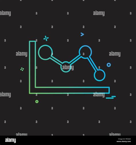 Graph icon design vector Stock Vector Image & Art - Alamy