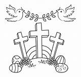 Wonderful Easter Cross coloring Page  Download Print Or Color Online sketch template
