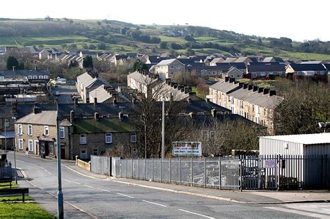 File:Colne, Lancashire, View down Bridge Street - geograph.org.uk ...