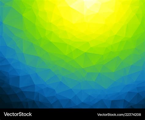 Abstract yellow green blue background Royalty Free Vector