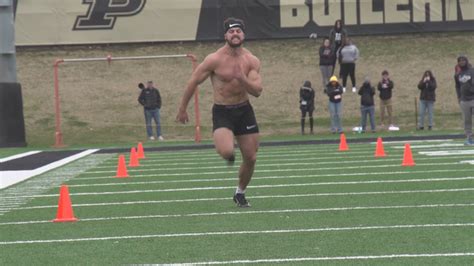 NFL hopeful Zander Horvath has impressive pro day at Purdue | WSBT