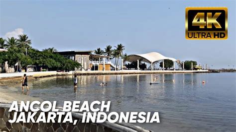 Ancol Beach Jakarta Walking Tour HD 60fps - YouTube