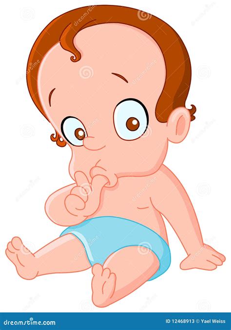 Brown Hair Baby Boy Stock Photos - Image: 12468913