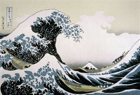 Japanese waves- also my boyfriend's back tattoo :) | Wave drawing, Japanese woodblock printing ...