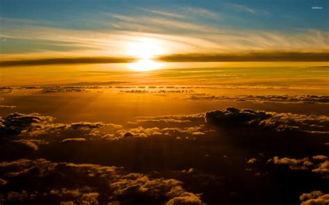Sunset above the clouds [2] wallpaper - Nature wallpapers - #22599