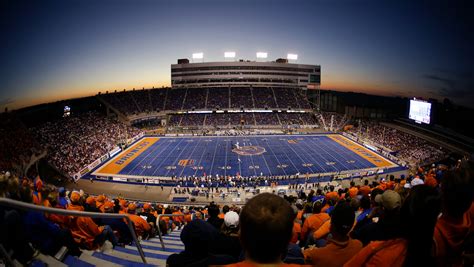 The story behind Boise State's blue football field