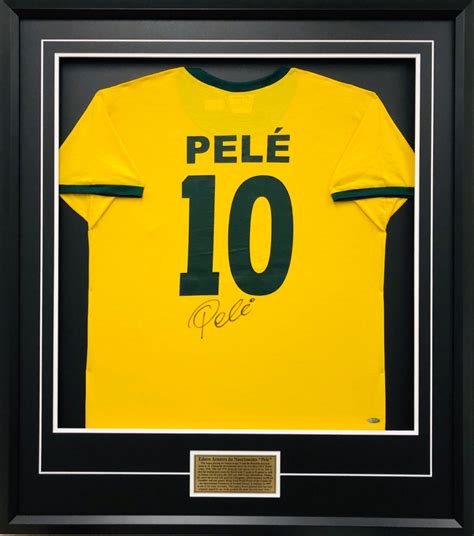 Pele Brazil Shirt - Autographed Collectables