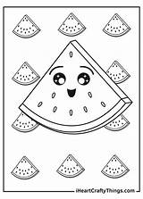 Watermelon Coloring Pages Updated 2021 sketch template
