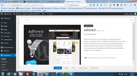 Classified ads wordpress theme options-Adforest | WP Initiate