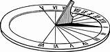 Sundial Coloring Pages sketch template