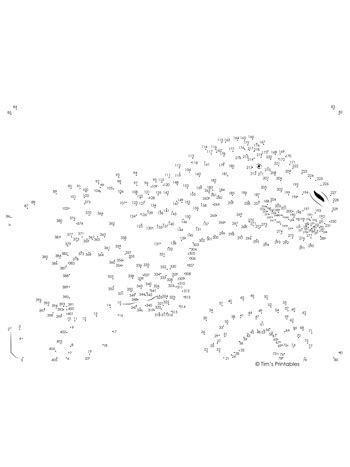 Dinosaur Dot-to-Dots - Tim's Printables