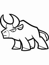 Ox coloring pages sketch template