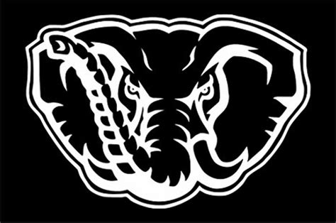 Download High Quality alabama football logo elephant Transparent PNG ...