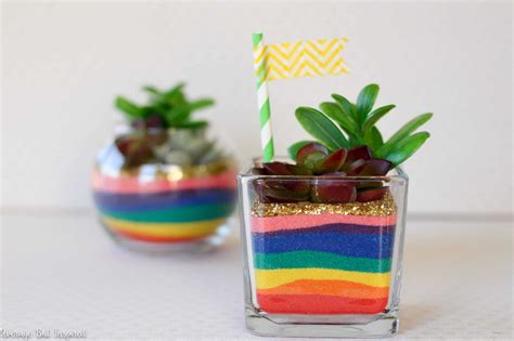 Rainbow Sand Art Terrariums