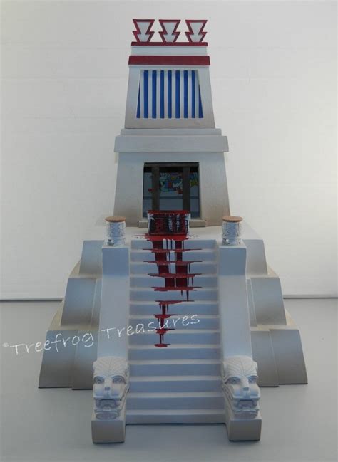 Aztec Temple - Blue Lines|AZ-101|Conquest of America|Model Miniature ...