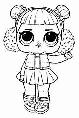 Lol Dolls Coloring Pages  Surprise Doll sketch template