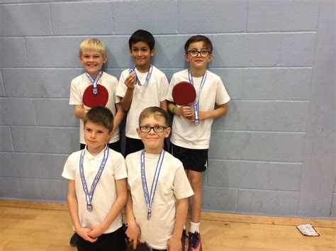 Table Tennis Champions! - Victoria Dock Primary School