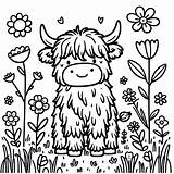 20 Highland Cow Coloring Pages Cows Cute  sketch template