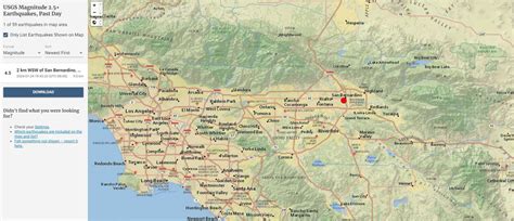 M4.2 earthquake strikes near San Bernardino, viewers report shaking in ...