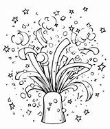 Coloring Pages Confetti Year Years Crayola Colouring Printable Kids  sketch template