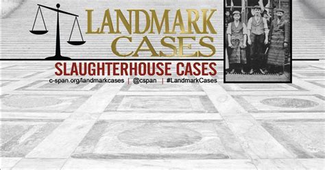 Landmark Cases: Slaughterhouse Cases: Reconstruction Era Background | C-SPAN.org