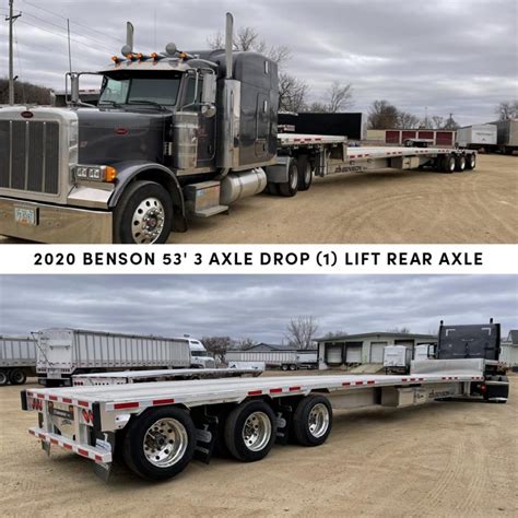 Benson 53' Axle Drop Deck | Star Trailer Sales Semi Trailer News