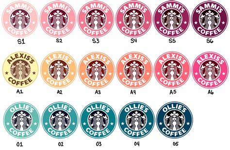 Starbucks Logo Custom Sticker - Etsy