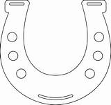 Horseshoe coloring Page  ColouringPages sketch template