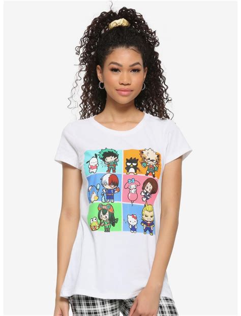 My Hero Academia X Hello Kitty And Friends Girls Hero Duos T-Shirt