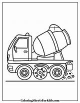 Cement Mixer Coloring Pages Free Print & Downloads  Sheets sketch template