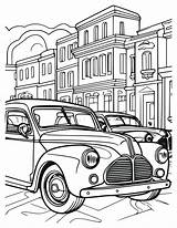 Nostalgic 50s Coloring Pages Free Retro Printables For All Ages sketch template
