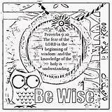 Wisdom Coloring Sheets 2 sketch template