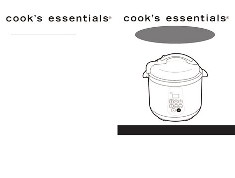 Manual Cooks Essentials 99740 (page 1 of 16) (English)