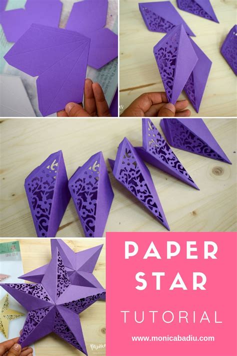 Pretty 3D Paper Star Tutorial — Copywriting Tips to Sell Online Courses ...