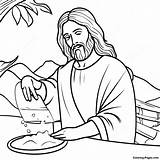 Jesus Turning Water Into Wine Coloring Page  Pagescom sketch template
