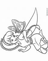 Disney Fairies Coloring Pages Fawn sketch template