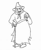 Old Hag Colouring Pages Sketch Coloring Page sketch template
