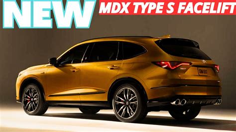 HUGE LEAK ! NEW 2025 Acura MDX type s facelift - Interior And Exterior ...