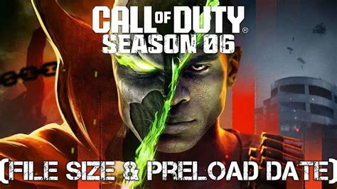 Modern Warfare 2 New Season 6 Game File Size & Preload Date - YouTube