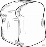 Toast Bread Ultracoloringpages Sketch Coloring Page sketch template