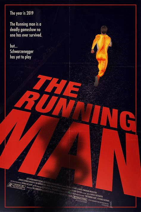 The Running Man Archives - Home of the Alternative Movie Poster -AMP-