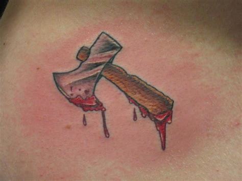 bloody ax tattoo by sirmadamwaffles on DeviantArt