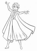 Free coloring pages Elsa frozen Queen  Portal Tribun sketch template