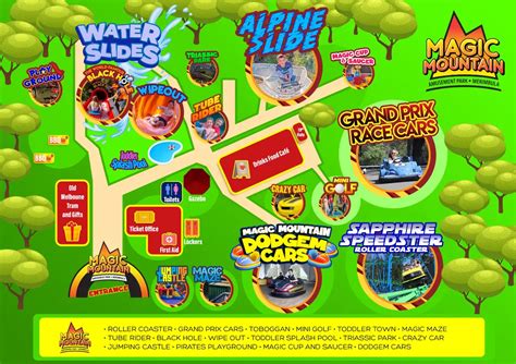 Magic Mountain Merimbula Map and Brochure (2021 - 2024) | ThemeParkBrochures.net