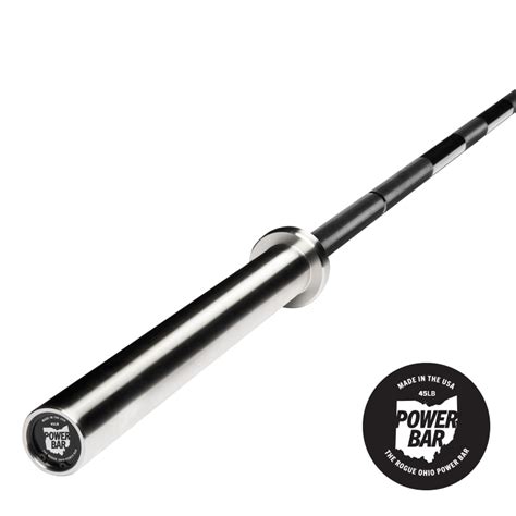 Rogue 45LB Ohio Power Bar - Black Zinc | Rogue Fitness