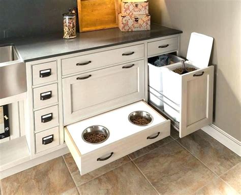 Pet Food Cabinet Storage Decors Dog Diy | Dog food cabinet, Food ...